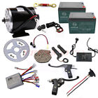 24V 500W Brushed Motor Charger Full Kits for Electric Bike E-scooter Trikes Golf