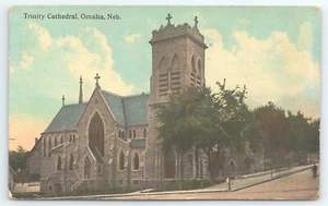 Postcard Trinity Cathedral Omaha Nebraska posted 1912 - Picture 1 of 2