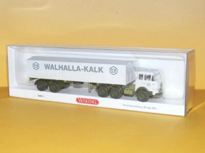 Wiking - Krupp 806 Pritschensattelzug "Walhalla Kalk" - 1/87 H0 - Nr. 051701 - - Bild 1 von 2