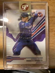 2024 Topps refractor púrpura prístino #259 Freddie Freeman/99 recubierto - Imagen 1 de 2