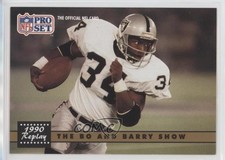 1991 Pro Set 1990 Replay Bo Jackson Barry Sanders #335.1 HOF