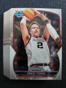 (25x) 2022-23 Bowman University Chrome * DREW TIMME CARDS #61 LOT * qty avail. - Picture 1 of 1