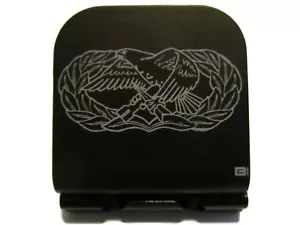 USAF Air Maintenance & Munitions Badge Laser Etched Aluminum Hat Clip Brim-it - Picture 1 of 9