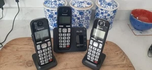 PANASONIC KX-TGE820E TRIPLE BIG BUTTON PHONE/ANSWERPHONE CALL BLOCKER - NEW - Zdjęcie 1 z 18