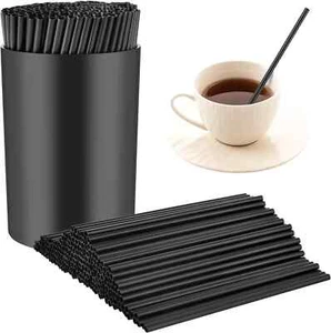 200 Pcs Black Coffee Stirrer and Holder Set Coffee Stir Sticks Coffee Stirrers P - Picture 1 of 8