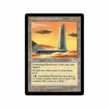 4x Forbidding Watchtower x4 MTG Urza's Legacy LP