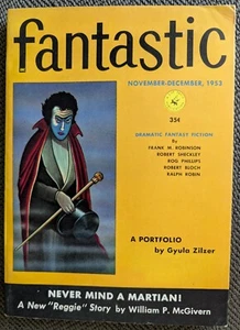 Fantastic Digest Horror Fantasy 1953 Robert Bloch Sheckley Ed Emsh - Picture 1 of 5