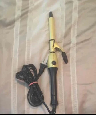 Juego de calor ajustable cilindro de barril de 3/4 pulgadas rizador de cerámica Gold 'N Hot Foto 1 de 4