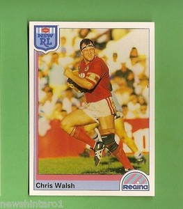 1992 RUGBY LEAGUE CARD #97 CHRIS WALSH, ILLAWARRA STEELERS