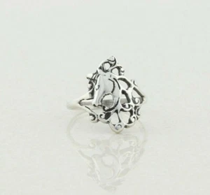 Sterling Silver Unicorn Ring Size 6 3/4 - Picture 1 of 8