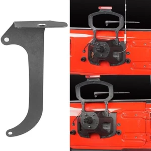 Steel Rear Tailgate CB Radio Antenna Mounting Bracket Fit 2018-2024 Wrangler JL - Picture 1 of 12