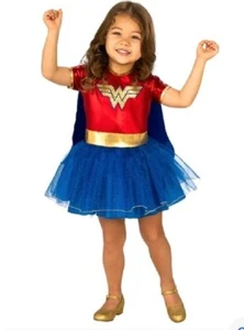 Wonder Woman Costume By RUBIE'S, Toddler 3T-4T, NEW! - Picture 1 of 5