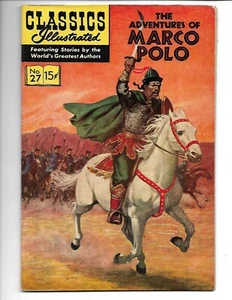 CLASSICS ILLUSTRATED THE ADVENTURES OF MARCO POLO # 27- APRIL 1946 - Picture 1 of 1