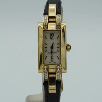 Reloj Jaeger LeCoultre Ideal Damas 17mm Cuarzo Oro 18K 750 460.1.08 Vintage Foto 1 de 4