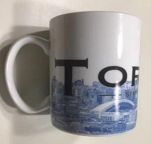 Vtg. Starbucks Large Barista Coffee 2002 Skyline Series City Mug Toronto - Picture 1 of 6