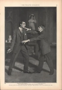 Walter Hampden & Tully Marshall in The City - Early 1900s Theater Print - Picture 1 of 1