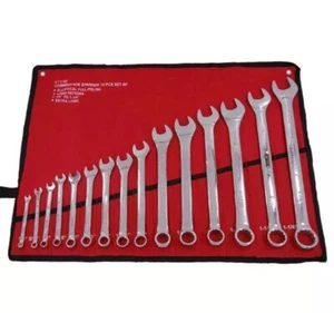 15PC SPANNER SET COMBINATION IMPERIAL AF 1/4 To 1-1/ 4 Open Ended Tool CT1182 - Picture 1 of 3