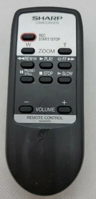 Sharp G0084TA Genuine Camcorder Remote  - Image 1 of 3