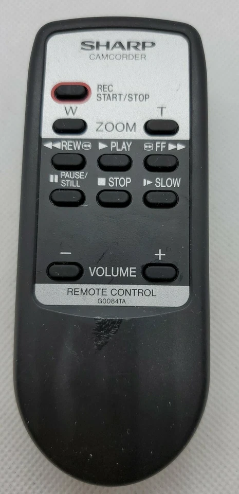 Sharp G0084TA Genuine Camcorder Remote  - Image 1 of 3