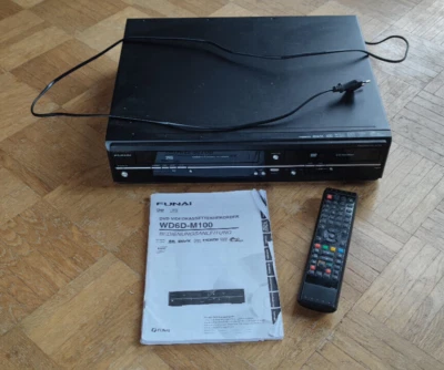 DVD   VHS   RECORDER   KOMBIGERÄT   digitalisieren   FUNAI  WD6D-M100    BASTLER - Bild 1 von 4