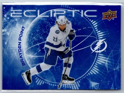 2023-24 UPPER DECK ECLIPTIC BRAYDEN POINT TAMPA BAY LIGHTNING #EC-12 - Image 1 of 2