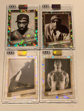 2023 GAS National Tupac Cracked Ice Complete Set of 4 - each numbered out of 100