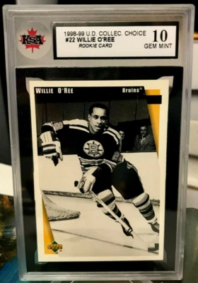 WILLIE O'REE RC KSA 10 UD COLLECTORS CHOICE 1998 ROOKIE BGS PSA - Image 1 of 2