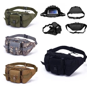 Outdoor Camping Hiking Utility Tactical Waist Fanny Pack Pouch Military Belt Bag - Picture 1 of 27