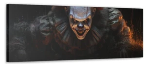 Pennywise Horror Motiv - Leinwandband - hochwertiger Druck - einzigartige Horrorkunst - Bild 1 von 11