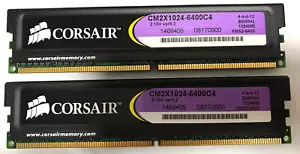 Corsair XMS2 2GB (2x1GB) DDR2 CM2X2048-6400C4 800Mhz 2.10V ver6.2 #R2380 - Foto 1 di 2