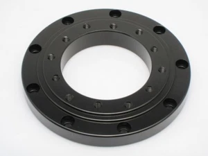 9 Hole Hub Adapter to 6 Hole Steering Wheel Black Aluminum Conversion Ring - Picture 1 of 2
