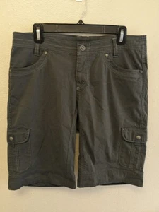 Kuhl Damen Splash Cargo Shorts Gr. 12 dunkel schattengrau 11" schnelltrocknend UPF - Bild 1 von 11