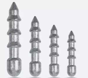 50pcs Fishing Nail Weights Insert Sinkers Wacky Worm Weights Pencil Sinkers Kit - Picture 1 of 14