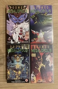 DOOMED MEGALOPLIS VHS manga anime le set complet ; chapitres 1 à 4 - Photo 1/24