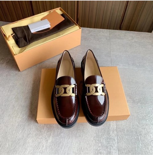 TOD’S Scarpe mocassini Tod's donna pelle punta tonda piatta bocca bassa