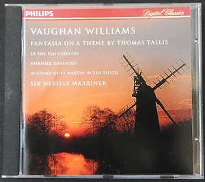 RALPH VAUGHAN WILLIAMS FANTASIA ON A THEME BY THOMAS TALLIS 1995 442 427-2 - Foto 1 di 3