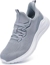 Akk Mens Walking Shoes Running Sneakers - Tennis Shoes Workout Athletic Gym Slip