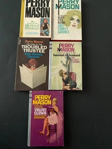 Vintage Perry Mason Mysteries By Erle Stanley Gardner Lot of 5 pb - Picture 1 of 6