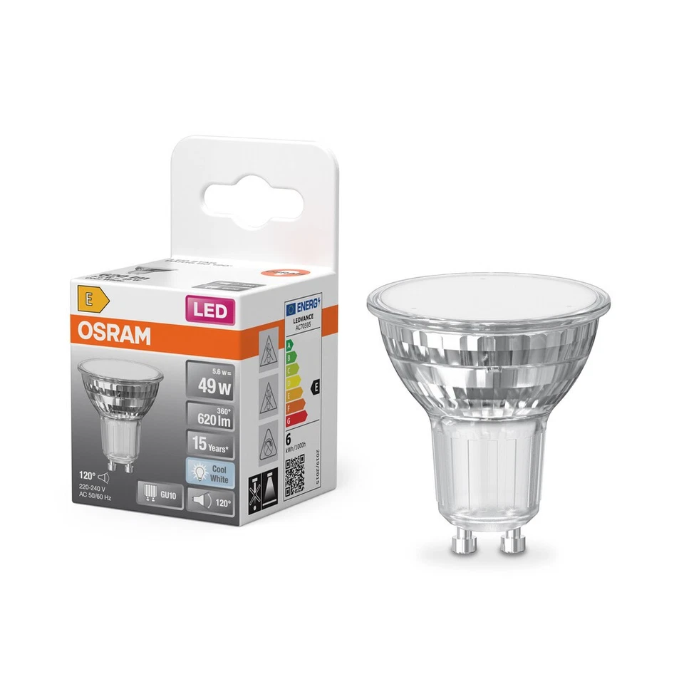 OSRAM HOMELIGHTING 4099854457449 LED-Reflektorlampe EEK E (A - G) GU10 5.6 W...