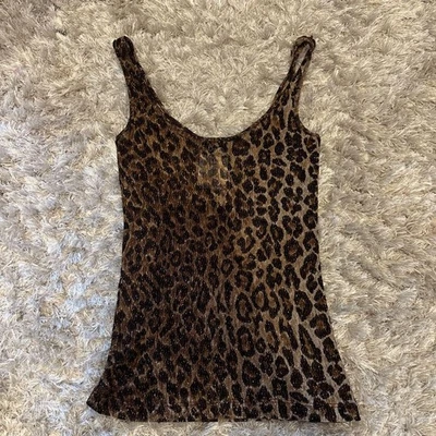 Camiseta sin mangas Dolce & Gabbana Leopardo rara de colección excelente estado Foto 1 de 4