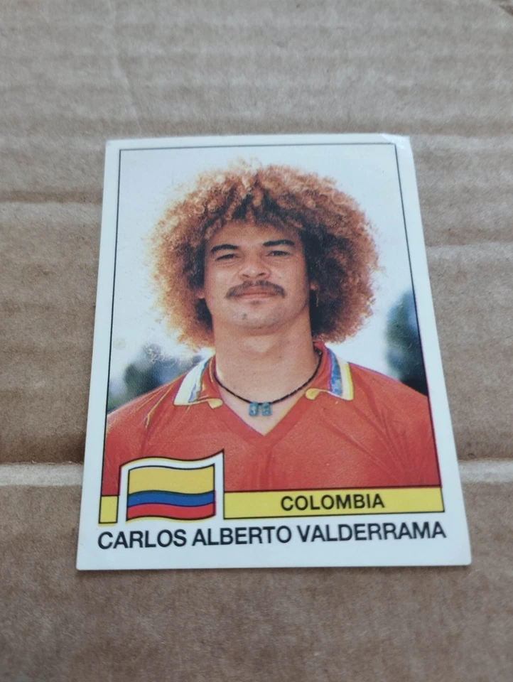Sticker N300 Carlos Alberto Valderrama COLOMBIA Panini Italia 1990 Italy 90 - Imagen 1 de 2