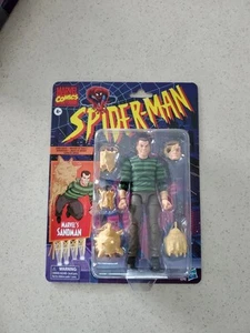 2021 Marvel Legends Spider-Man Retro Card Exclusive Sandman New Sealed Hasbro - Picture 1 of 12