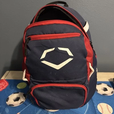 Paquete de equipo de softbol Evoshield Gameday azul marino rojo blanco Foto 1 de 4