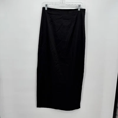 Falda Larga Byer Too California Vintage Negra Satén Juniors Talla 11 Abertura Formal Foto 1 de 4