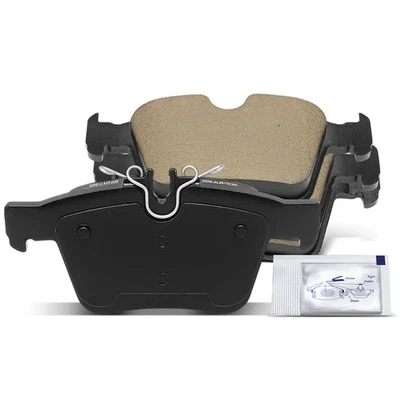 4x Pastillas de freno traseras de cerámica para Mercedes-Benz W205 C350e C400 C300 con herrajes Foto 1 de 4