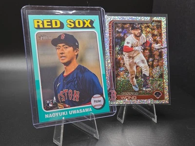 2024 Topps Heritage High Number Naoyuki Uwasawa #651 Aqua Border RC BONUS CARDS! - Image 1 of 2