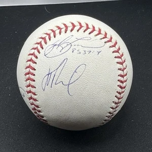 Jeremy Accardo Scott Downs + 2 Others MLB Baseball IP Autographed Signed Ball - Picture 1 of 11