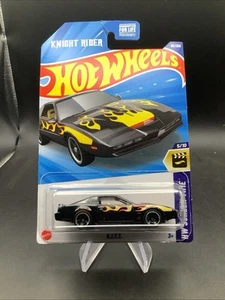 Hot Wheels Cavaliere Cavaliere K.I.T.T. Custodia Black Fire Series Mainline 2025 D 83/250 - Foto 1 di 6