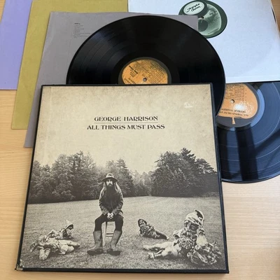 1970 GEORGE HARRISON All Things Must Pass 🍏 3 Vinyl LP boxset Original 1st US - Image 1 of 4