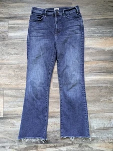 Mother Jeans The Hustler Ankle Heirloom Damen Gr. 29 dunkle Waschung ausgefranster Saum - Bild 1 von 5